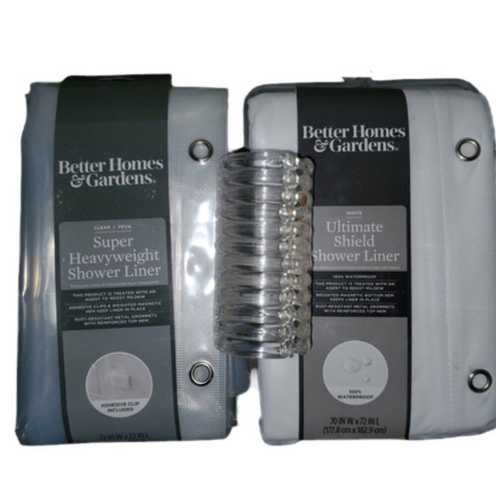 Better Homes & Gardens Shower Curtains || Set of 2
